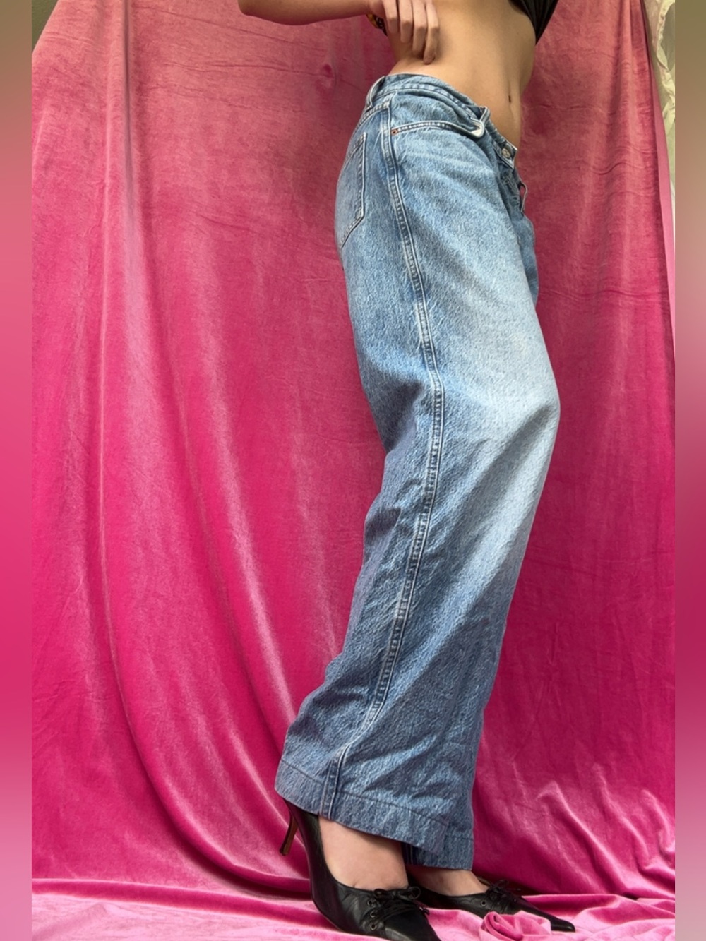 Reformation Light Blue Denim Jeans